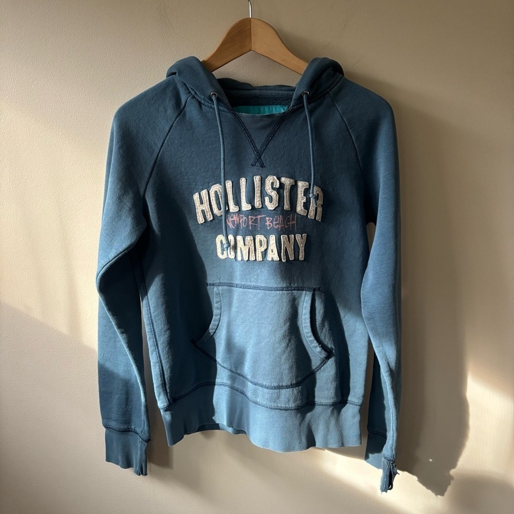 Hollister Newport Beach Blue Hooded Sweatshirt